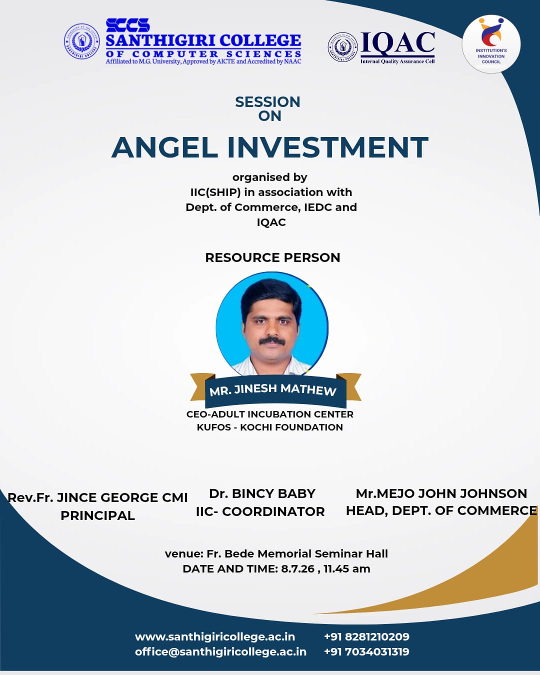 SESSION ON ANGEL INVESTMENT